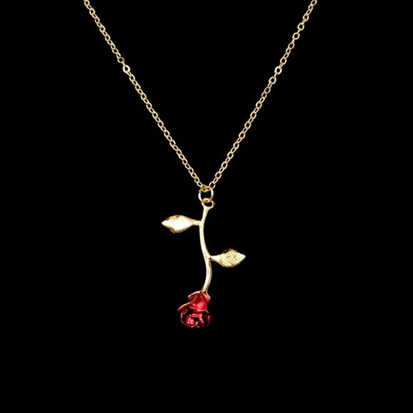 🥳HOST PICK🥳 Gold Rose Necklace - Picture 2 of 5